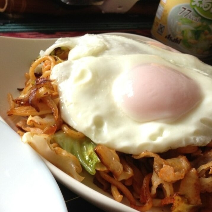 普通の焼きそばに飽きたら…ミーゴレン風焼きソバ！